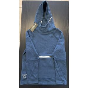 PT LAX Primetime Lacrosse YL Pullover Hoodie zipper pocket Youth Petroleum Blue